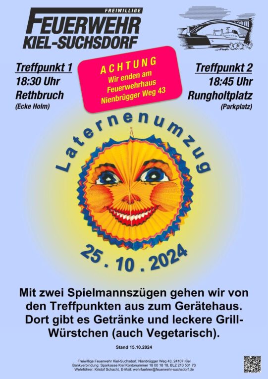 Laternenumzug am 25.10.2024